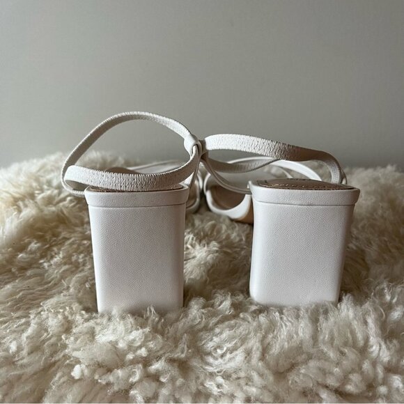H&M White Square Toe Heeled Sandals - Picture 13 of 13